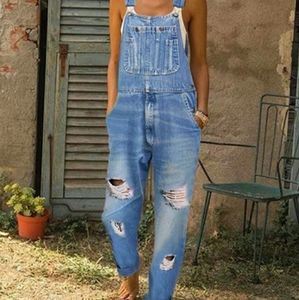 Denim overalls
